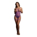 Open-Cup Strappy Teddy - One Size