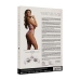 2-Piece Bra Set with Garters and Dazzling Eye Contact Bling Sticker - One Size - Multicolor