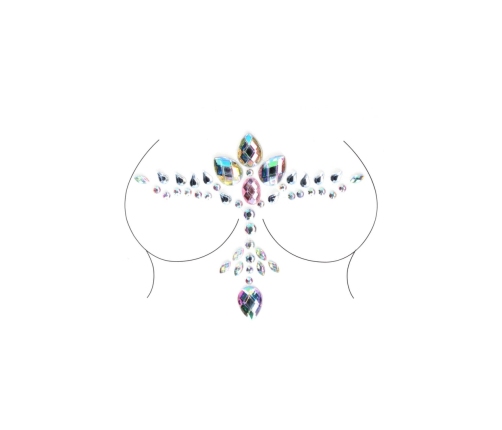 Dazzling Cleavage Bling Sticker