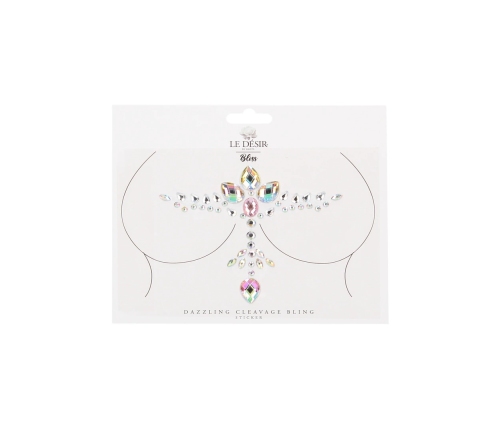 Dazzling Cleavage Bling Sticker