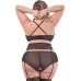 Office Romper - 2X - Black