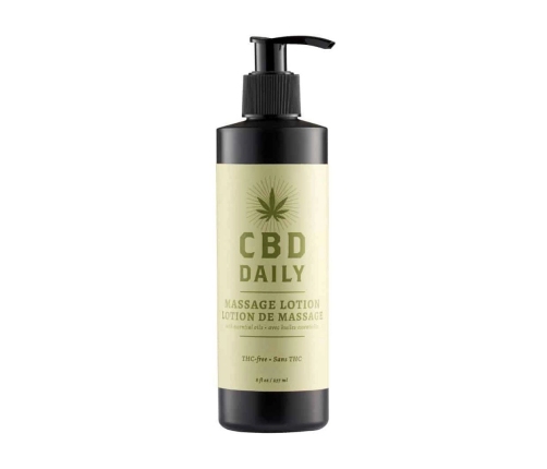 CBD Daily Massage Lotion 237ml - Hemp Oil & Mint Scented Formula