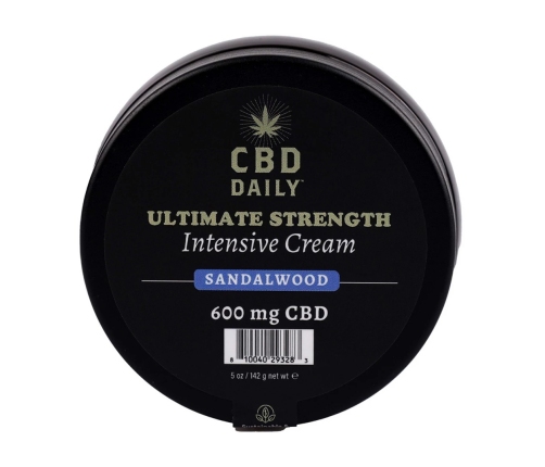 CBD Daily Ultimate Strength Intensive Cream - Sandalwood - 5 oz / 142 g
