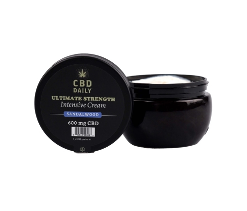 CBD Daily Ultimate Strength Intensive Cream - Sandalwood - 5 oz / 142 g