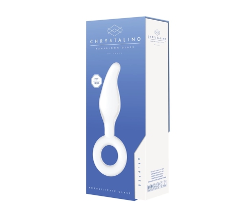Gripper - Glass Dildo with Ring