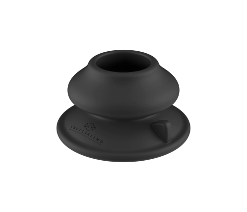 Rimly - Vibrating Glass Butt Plug with Suction Cup