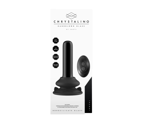 Thumby - Smooth Glass Vibrator with Suction Cup