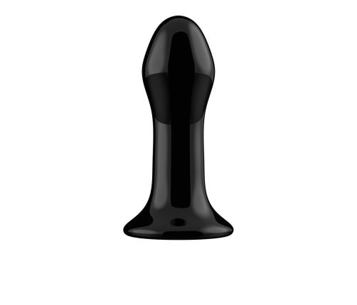 Pluggy - Glass Vibrator with Suction Cup