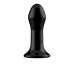 Pluggy - Glass Vibrator with Suction Cup