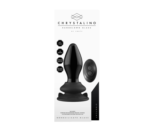 Stretchy - Glass Vibrator with Suction Cup