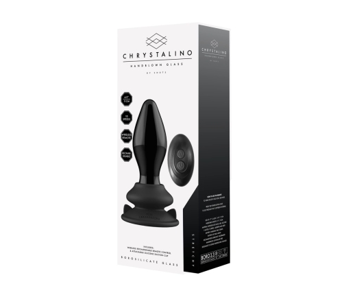 Stretchy - Glass Vibrator with Suction Cup