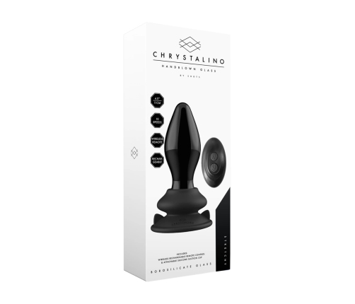 Stretchy - Glass Vibrator with Suction Cup