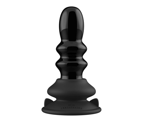 Ribbly - Glass Ribble Vibrator with Suction Cup