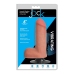 Vibrating Dildo with Balls - 6 / 15 cm