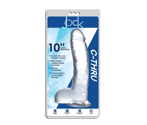 Dildo with Balls - 10 / 25,5 cm
