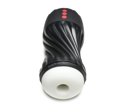 XR Brands Sucking & Vibrating Intimate Machine Black USB Rechargeable