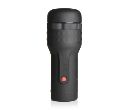 IntimateTech Black Vibrating Tightening Massager 7 Modes USB IPX5
