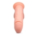 Vibrating Remote Control Silicone Dildo with Balls - 9 / 23 cm