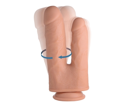 Double Shot Liquid Silicone Double Penetration Dildo - 8 / 20,5 cm