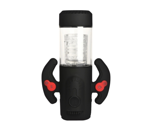 Turbo Max Intimate Machine with Rotating, Thrusting & Suction System - Transparent/Black