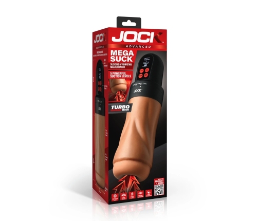 Mega Suck Advanced Intimate Machine with Suction & Vibration, Black 28.5cm