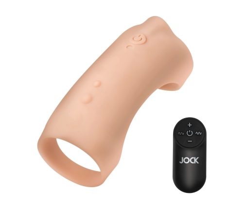 Pretty Love Vibrating Silicone Sleeve Lightweight, Rechargeable, Black