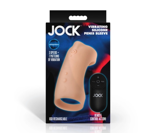 Pretty Love Vibrating Silicone Sleeve Lightweight, Rechargeable, Black