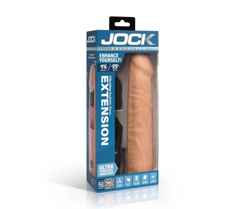 Enhancers Vibrating Extension Sleeve with Remote - Light, Adjustable Fit