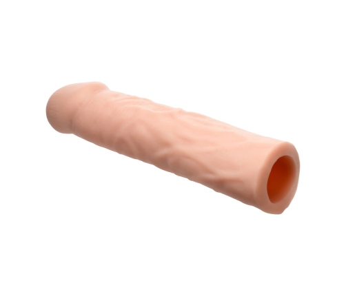 Enhancers Vibrating Extension Sleeve with Remote - Light, Adjustable Fit