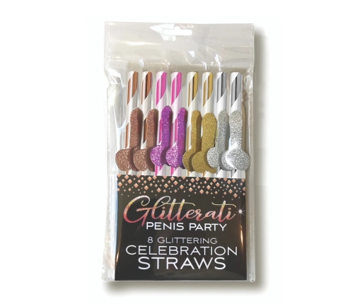 Glitterati - Penis Party Cocktail Straws