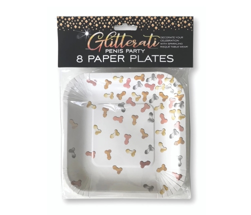 Glitterati - Penis Party Plates