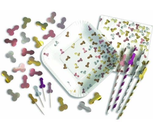 Glitterati - Penis Party Napkins