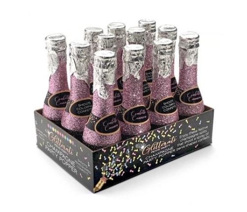 Glitterati - Champagne Confetti - Display of 12