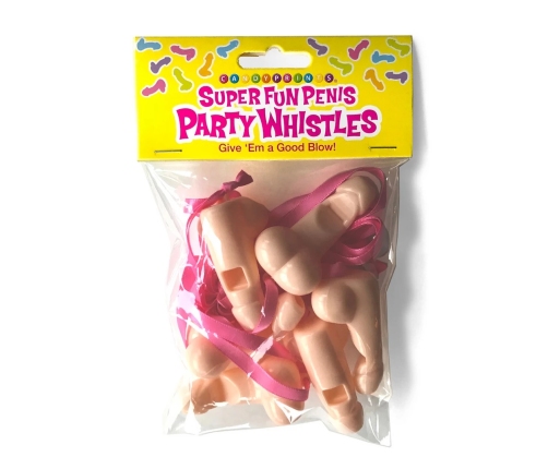 Super Fun Penis - Party Whistles - 6 Pack