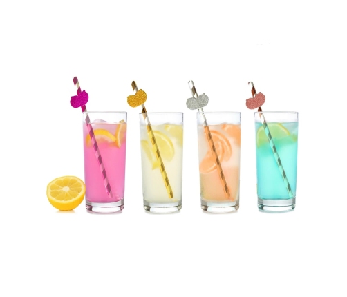 Glitterati - Boobie Tall Party Straws
