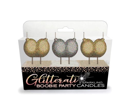 Glitterati - Boobie Candle Set