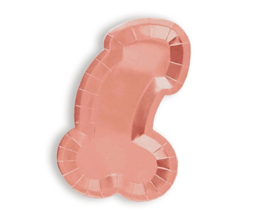 Glitterati - Penis - 8 Plates - Rose Gold