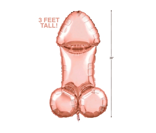 Glitterati - 3ft Rose Gold Mylar Balloon