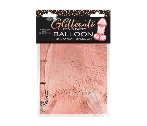 Glitterati - 3ft Rose Gold Mylar Balloon