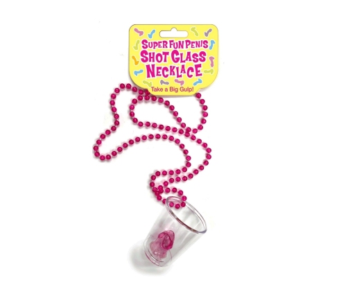 Little Genie Naszyjnik Imprezowy z Kieliszkiem i Dekorem Drinkowym