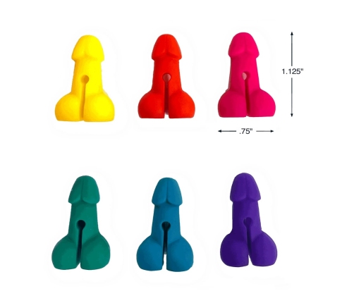 Super Fun Penis - Cocktail Markers - Set of 6