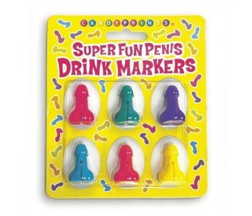 Super Fun Penis - Cocktail Markers - Set of 6