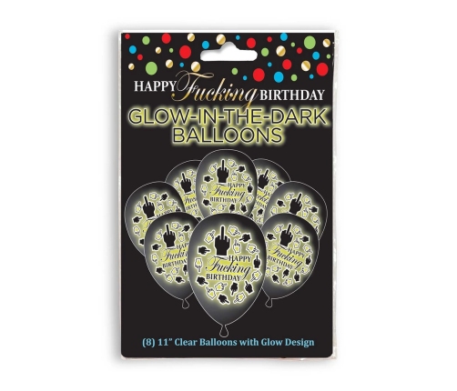 Happy F'ing Birthday - Glow Balloons