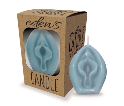 Eden’s Candle - Vanilla Scented Vagina - Blue