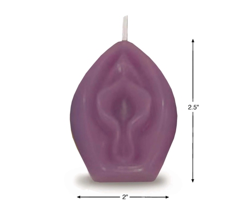 Eden’s Candle - Vanilla Scented Vagina - Eggplant