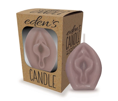 Eden’s Candle - Vanilla Scented Vagina - Taupe