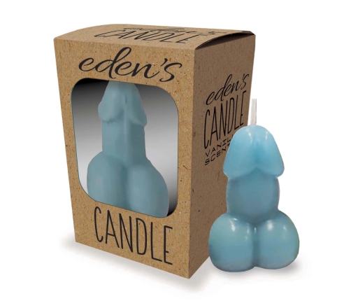 Eden’s Candle - Vanilla Scented Penis - Blue