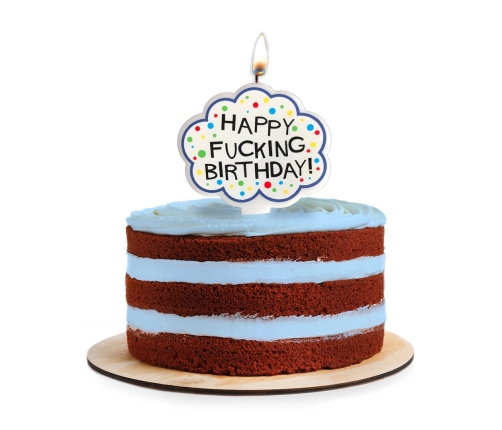 X-Rated Birthday - Candle