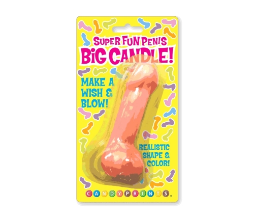 Super Fun Big Penis - Candle - Pink