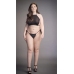 Festive Rhinestone Top and Thong - Plus Size